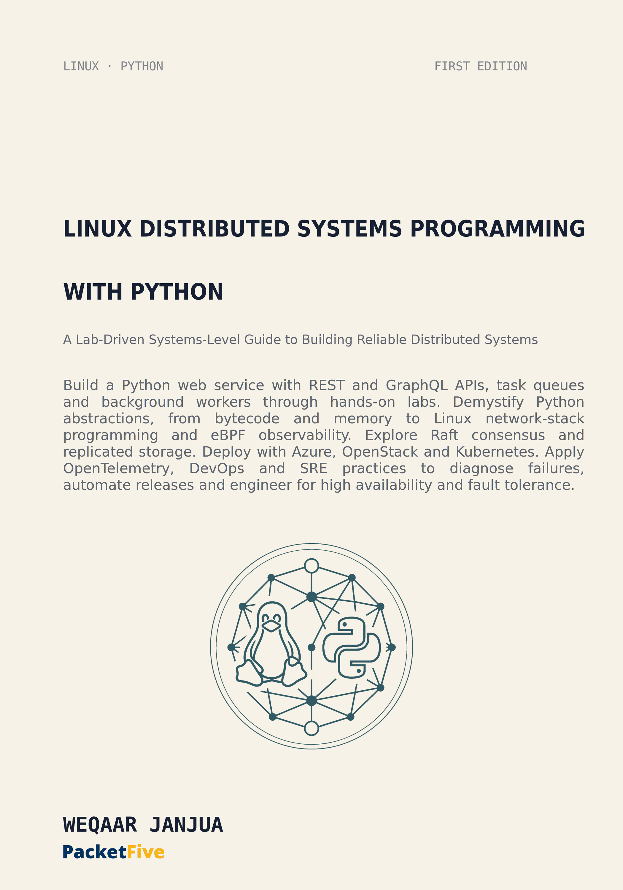 Front cover of Linux Distributed Systems Programming with Python