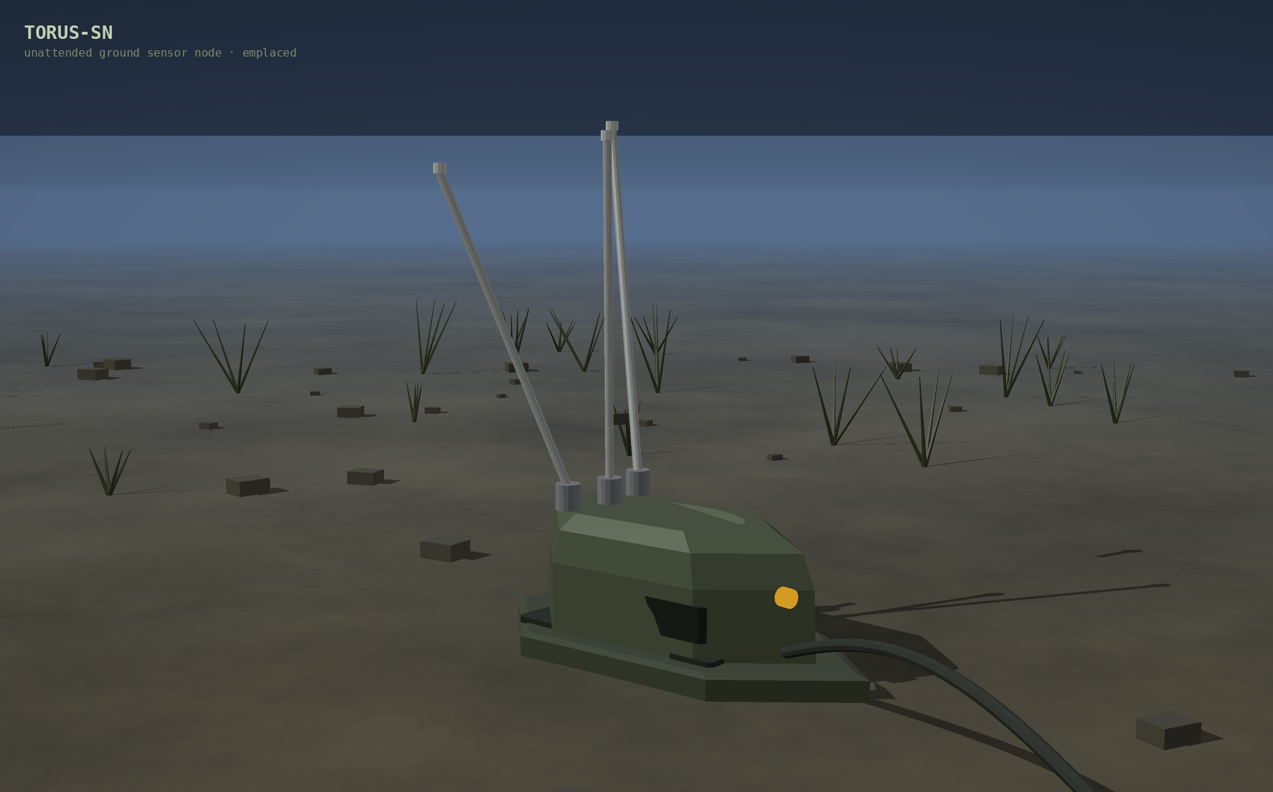 TORUS-SN low-profile emplaced sensor node